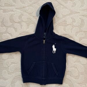 Polo by Ralph Lauren Kids Navy Hoodie with Iconic Logo